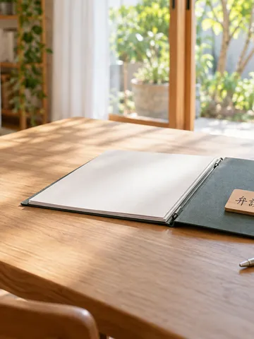 「弁護士費用」の札が付いた保険の書類ファイル